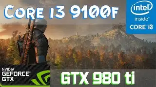Witcher 3 | i3 9100f + GTX 980 ti | Ultra settings 1080p FPS performance test | rus\eng