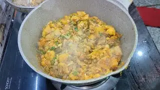 Gobhi, aaloo,matar,shimlamirch ki bht tasty sabzi#*ghar ka khana *