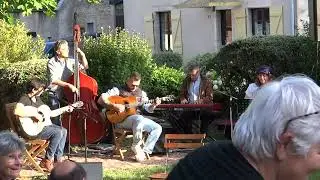 Jazz au Jardin - Swing Aventure en concert aux Guinguettes &agrave; Roulettes - 23 ao&ucirc;t 2023