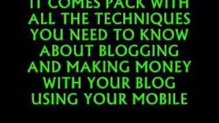 Mobile Blog Money Review and Bonus