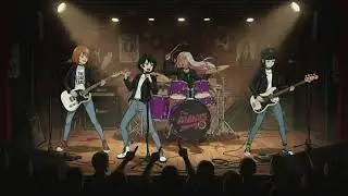 AI 90sガールズバンドがザ50回転ズのVinyl Change The Worldをカバーしてみた。