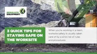 3 Quick Tips for Staying Safe on the Worksite  | Resolute Equipment