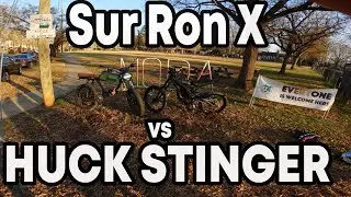 2021 SUR-RON X BLACK vs HUCK CYCLES STINGER 3000 ACCELERATION & TOP SPEED TEST