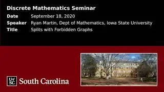 Ryan Martin: Splits with Forbidden Graphs