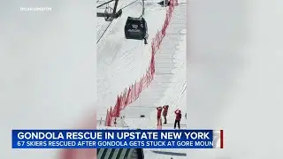 67 skiers rescued after gondola stalls at Gore Mountain