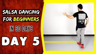 🕺Salsa Dancing for Beginners★Cross Body Lead & Back Salsa Step for Men ★ On 1 [FOLLOW ALONG]