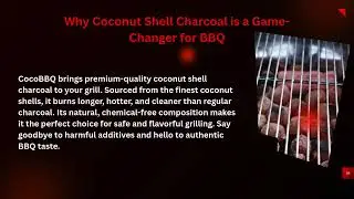 COCOBBQ offers premium charcoal briquettes made from sustainable coconut shells.