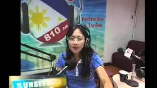 Triccia Dacer on DZRJ810am Newscast2