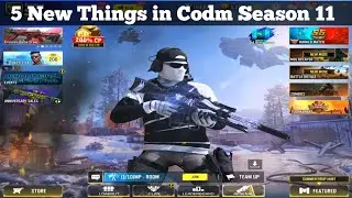 5 New Things in Codm Season 11 Now..