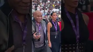 Майк Тайсон с сыном и женой на вечере бокса 😎  #MikeTyson