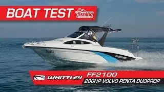 Whittley FF2100 with 200HP Volvo Penta DuoProp