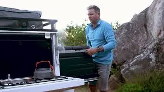 Flex Adventures TW95 12v Double Door Fridge-Freezer at Bushmans Cave with Mal Kamper!