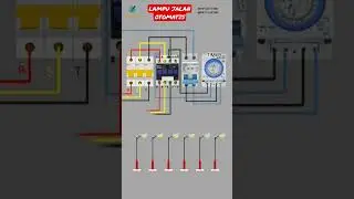 LAMPU JALAN OTOMATIS#listrik #electrical #electricalengineering #timer #shorts #viralshorts