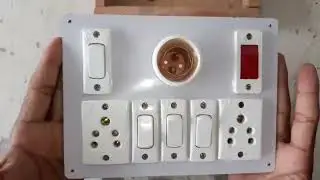 Electrical Switch Board Wiring Connection//Electrical Board Ki Wiring Kaise Karen//Board Wiring
