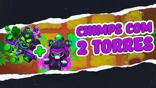 COMO FAZER O CHIMPS COM SOMENTE DUAS TORRES! ** CONQUISTA SECRETA ** | Bloons TD 6