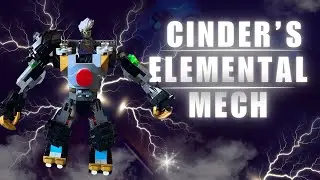 How to Build Cinder&rsquo;s Elemental Mech from Lego Ninjago Dragons Rising! Step by Step Tutorial!