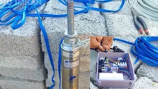 0.75 Submersible pump New Submersible water pump installation max. head 210 feet rated. flow 2 m 3/m