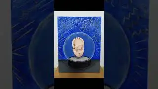 #glass #ball #art #fivesenses #hearing #canvas #acrilico