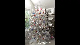 Vintage Evergleam Christmas Silver Tree Decoration In Our Home Has Commenced 2021