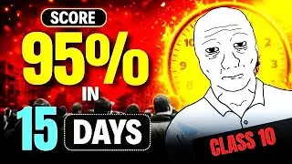Class 10th : Zero to 95% in 15 Days 💀| Boards ka Dar 🔥| Board Exam 2026 Motivation | Class 10