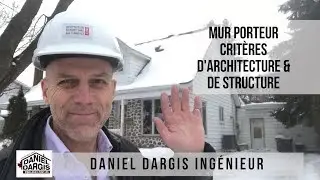 Mur Porteur critères d’architecture et de structure - Daniel Dargis ingénieur