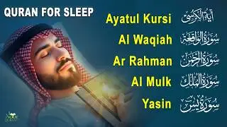 Beautiful Quran for Deep Sleep | Al-Fatiha,Ayatul Kursi,Surah Ar-Rahman, Al-Mulk, Yasin - Alaa Aqel
