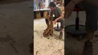 making a cool and stylish table fromtree stump(MP4) dealsnk