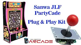 Arcade1Up PartyCade Sanwa JLF-TP-8YT Plug and Play Joystick Upgrade and Install