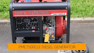 PME7500CLE Diesel Generator &ndash; Auto Low Oil Shutdown, 10K Monthly Output & Premium Export Packaging!