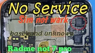 Mi Redmi Mobile No Service | redmi note 7 pro baseband unknown fix  Radme Sim Not Working
