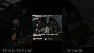 HARDEST boss ever 😭 #darksouls #gaming