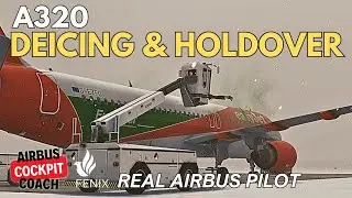How Airbus Pilots Handle Deicing | A320 Cold Weather Ops in MSFS 2024