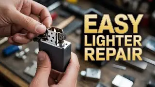 Vintage Petrol, Wick And Flint Style Lighters Repair Hack: The Ultimate Quick Fix!