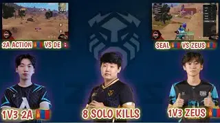 Zeus Icy 8 Solo Kills, B4RON 1v3 On Zeus, 2a Action 1v2 De, Apes Whiteee 1v3 2a (+More)