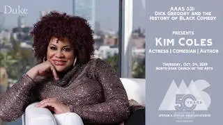 Actress Kim Coles Visits Duke Comedy Class