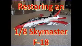 1/8 Skymaster F-18F Super Hornet Restoration. Part#1