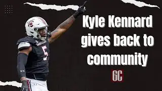 South Carolina EDGE Kyle Kennard gives back to local community with food drive