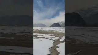 Sarfaranga Desert Cold Desert Skardu Pakistan Winter Season