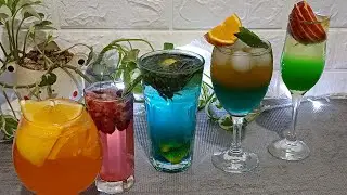 Top 10 Asmr Recipe of Ali siyahati | mocktail recipes |Best summer mocktail