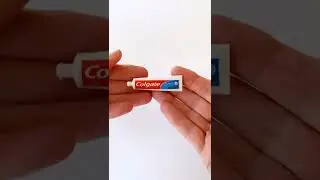 DIY Realistic Miniature Colgate toothpaste Unboxing #realisticminiature #shorts #miniature