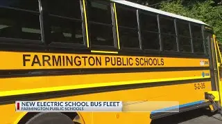 New electric school bus fleet at Farmington Public Schools