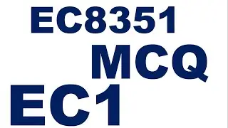 EC 1  | ec8351 mcq questions |ec8351 anna important questions |electronic ciruits 1 mcq |CHROME TECH