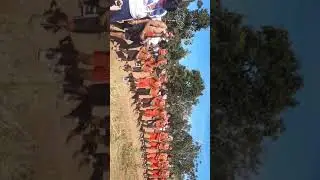 presidente da SODIURR Irisnaide Silva vistando os povos xavantes.