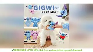 Disney Gigli Stitch Pet Toys Anime Figure Limited Edition Funny Teething Durable Squeaky Chew Enrich