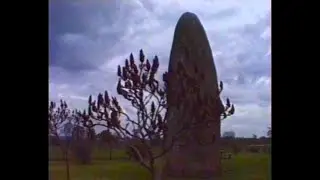 Viaje a Francia -  Junio 1996 - El Menhir de Champ Dolent