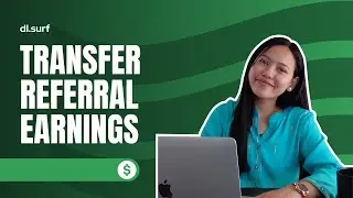 How to transfer Referral Earning to Main Account at dl.surf ?(2025)