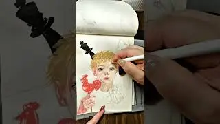 Незавершенная скоростная графика (WIP) | Процесс рисования | tazaroart #tazaroart #artshorts #pin...