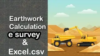 earth work calculation with the software e-survey