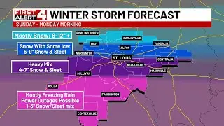 First Alert Weather: Winter Storm Continues Through Monday Morning