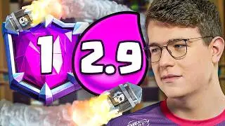 😱🥇PLATZ 1 der WELT mit 2.9 RAKETEN CYCLE... (100% SKILL)  | Clash Royale Deutsch